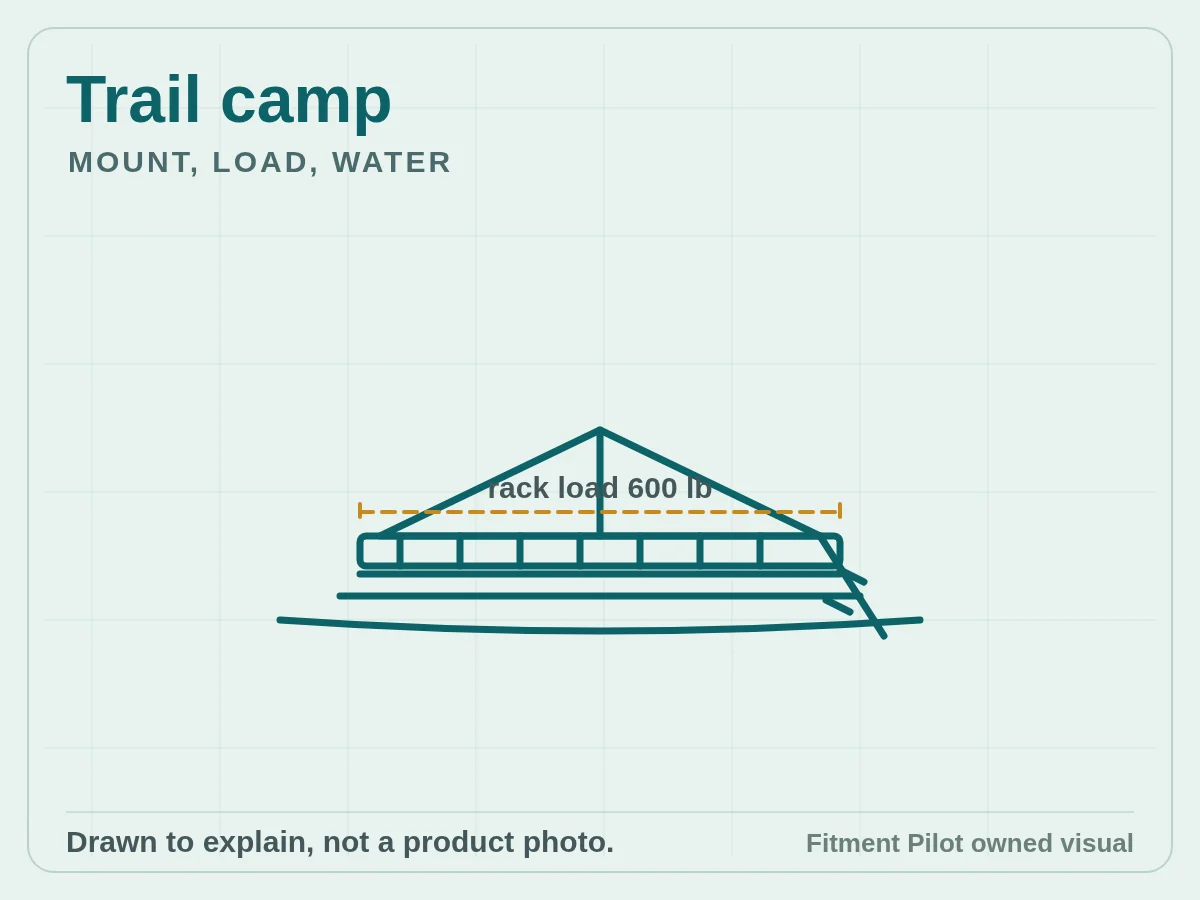Trail camp owned fitment checklist visual