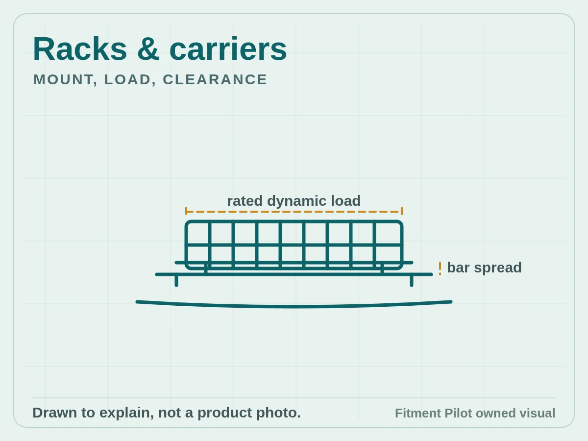 Racks & carriers owned fitment checklist visual
